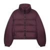 Womens Winter Short Stand Collar Polka Dot Puffer Coat Thick Warm Cotton Jacket 3046222