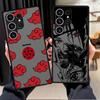 Japan Anime Cloud Itachi Soft Cover Case for Samsung Galaxy S23 Ultra S24 S22 Plus S8 Note 20 10 S9 S25 S20 S21 FE