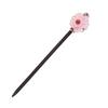 FRCOLOR Wooden Hairpin, Floral Pattern, Single Hairpin, Japanese Style Accessory, Hair Clip, Hair Ornament for Coming-of-Age Ceremony, Kimono,
