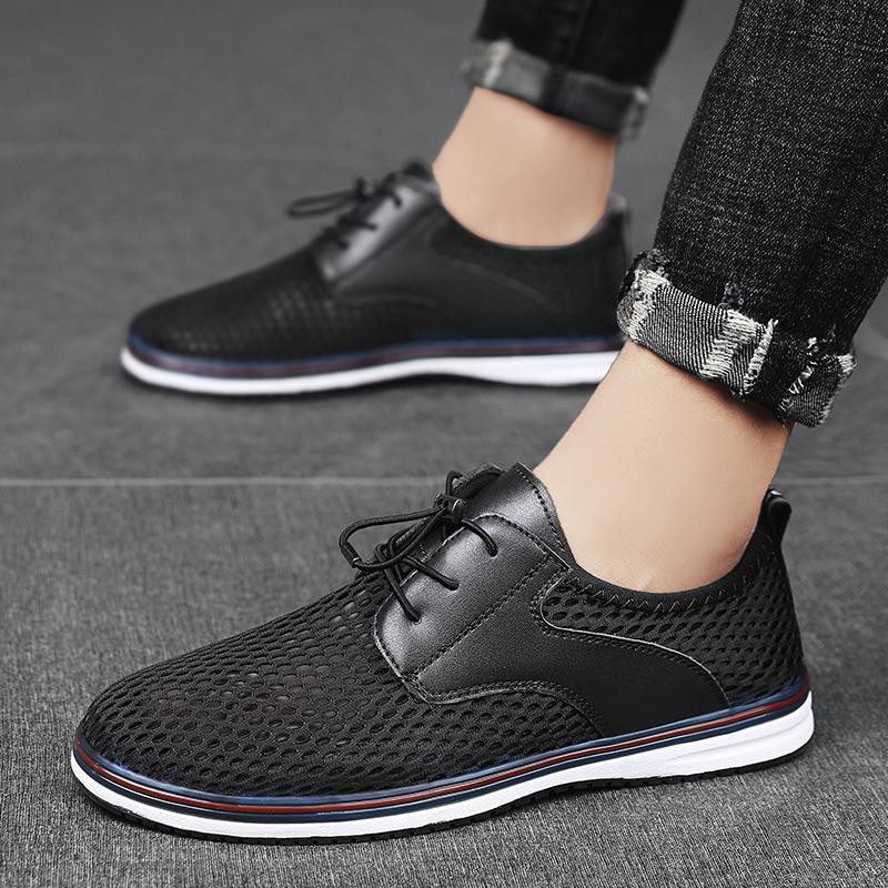 Fashion Hollow Out Fashion Mens Sneakers Breathable Men's Shoes Men Casual Summer Shoes 2024 Lightweight  Male Comfortable Driving Shoe
