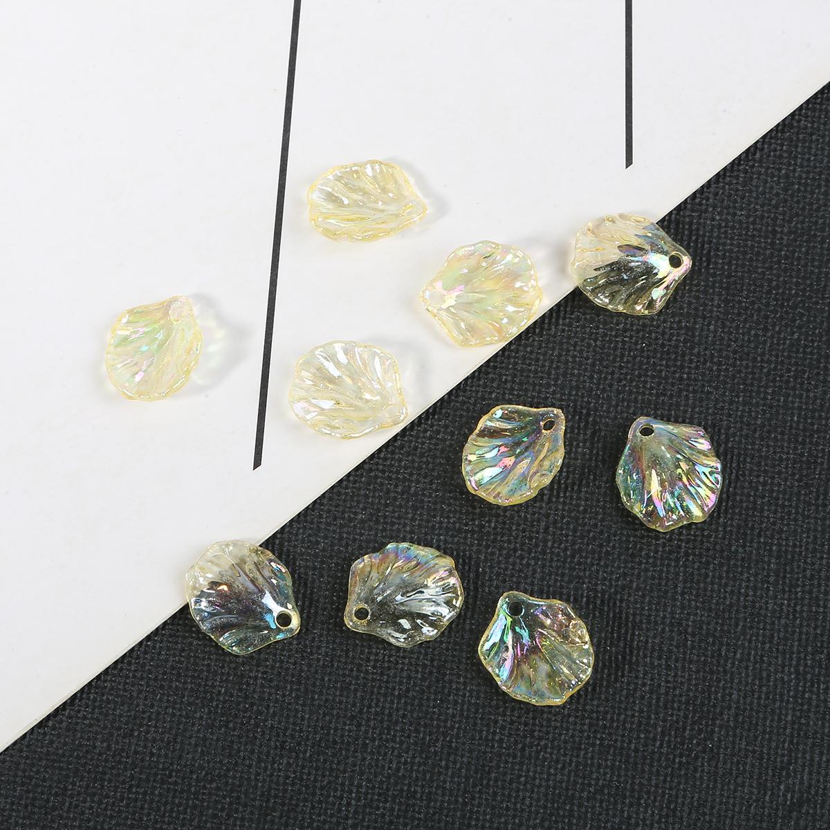 

20 шт., АБС-акрил, имитация ракушки, кулон с лепестками пиона, подвесные бусины для изготовления ювелирных изделий, антикварные аксессуары для заколки для волос 18×20mm жёлтый