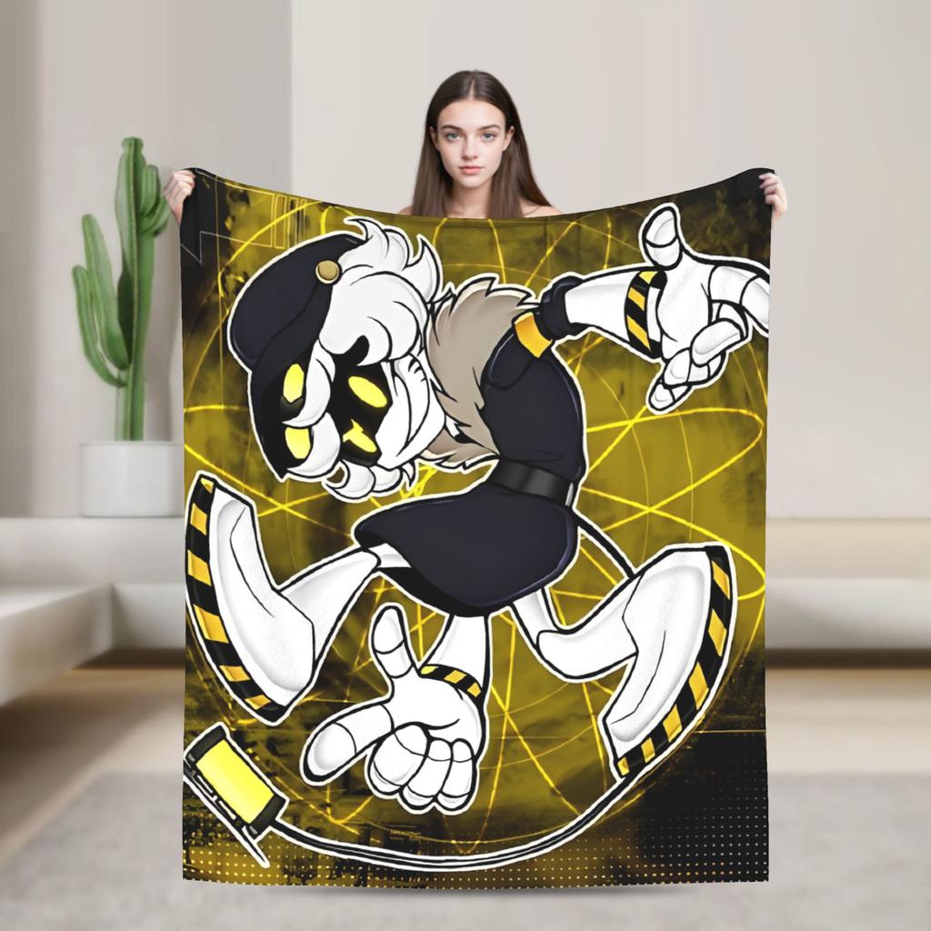 Robot Murder Drones V Uzi  Blanket Quality Super Warm  Bedding Throws Winter Airplane Travel Couch Chair Comfortable Bedspread