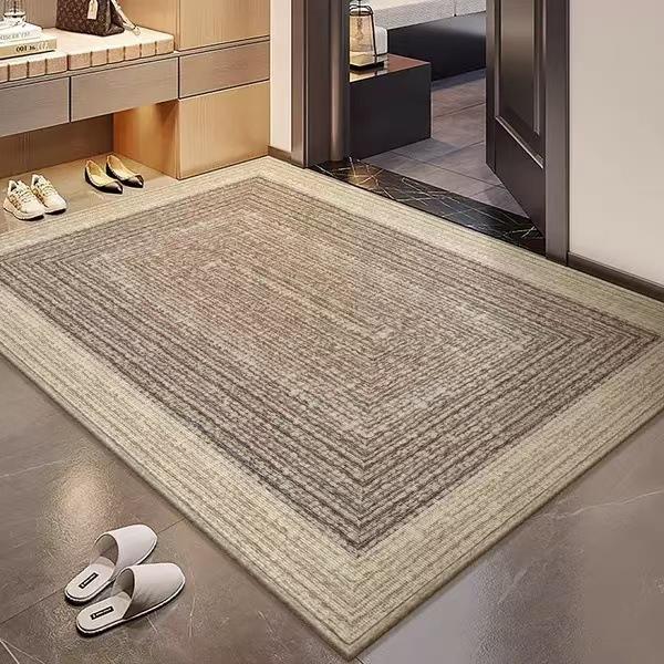 Light Luxury High-Grade Door Mat, Door Mat, Door Carpet, Door Entry, Household Non-Slip And Dirt-Resistant, Easy To Take Care Of, Can Be Cut Foot Mat