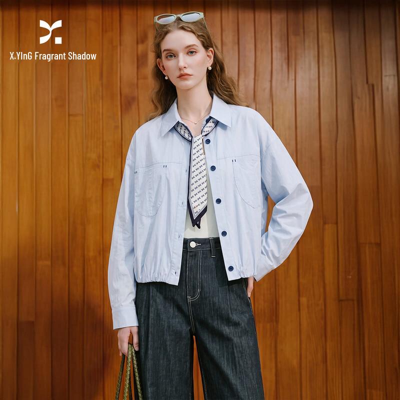 Women s Casual Long-Sleeved Lapel Shirt Jacket XL