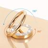 Mode Bling Handy Finger Ring Halter Tragbare Handy Halter Rund Telefon Schnalle Zurück Aufkleber Halterung Telefon Zubehör