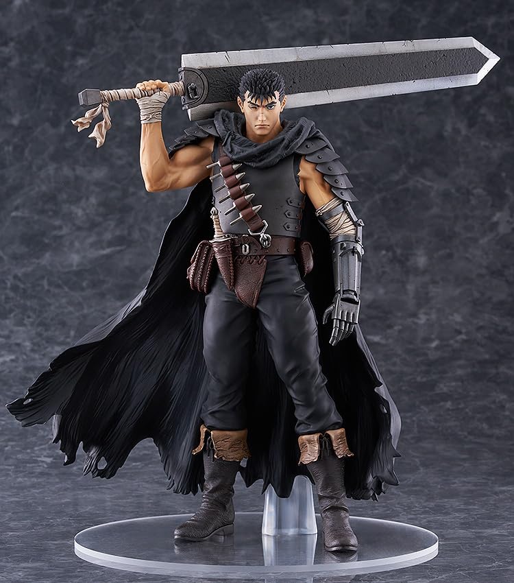 POP UP PARADE Berserk Guts Large Plastic Painted Complete Figure [Black Swordsman] Non-Scale