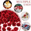 5/10/20Pcs 4.5cm Red Silk Artificial Rose Heads for Home Room Decorations Wedding Decoration DIY Bride Wreath Accessories