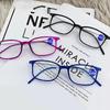 Square Full Frame Reading Glasses For Women Vintage Ultra Light Thin Legs Presbyopia Eyewear Men Hyperopia +1.0+1.5+2.0+2.5+3.0