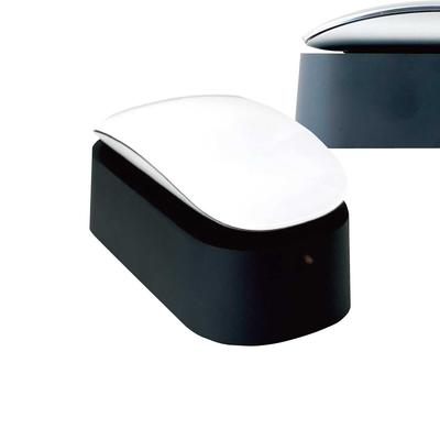 KATOMOKU Mouse Stand, Black, km-143BK, Wooden Charging Stand