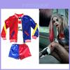 Stupefacente Costume da Ragazza di Halloween con Design Harley Quinn di Suicide Squad per Bambini