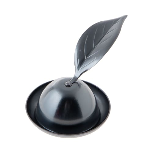 Sunmany Japanese Modern Candle Snuffer, Made in Japan, Compact, Interior-Friendly Candle Snuffer, Poppy Leaves, Ibushi Silver, Buddhist Altar Accessor