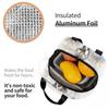 Bearded Collie Dog Paw Prints Insulated Lunch Bag for Women Children Portable Food Boxes Thermal Lunch Box Tote