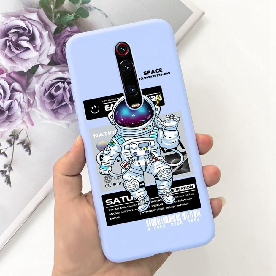 Kreslený obal pro Xiaomi Mi 9T Pro Mi9T Roztomilý barevný měkký silikonový zadní kryt pro Xiaomi Mi 9T 9 T 9TPro Pouzdra na telefon