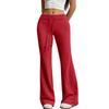 Women's Flared Casual Drawstring Elastic Waist Pants Comfortable Flared Yoga Loose Trousers