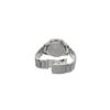 CITIZEN eco-drive 100 meters waterproof Steel Strap men's silver Quartz Steel Strap 46.7*50.6mm men's watch white dial CA412050A