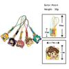 Spy X Family One Piece Sailor Moon Cartoon Keychain Pendant Phone Strap Couple Bag Accessories Anime Key Ring Charm Gift For