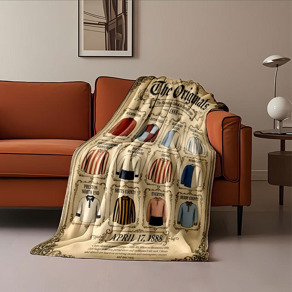 The Originals Football Clubs for all seasons blanket lunch break throw gift