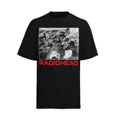 RADIOHEAD Retro Musikband Konzert Herren T-Shirt Baumwolle S-XXXL