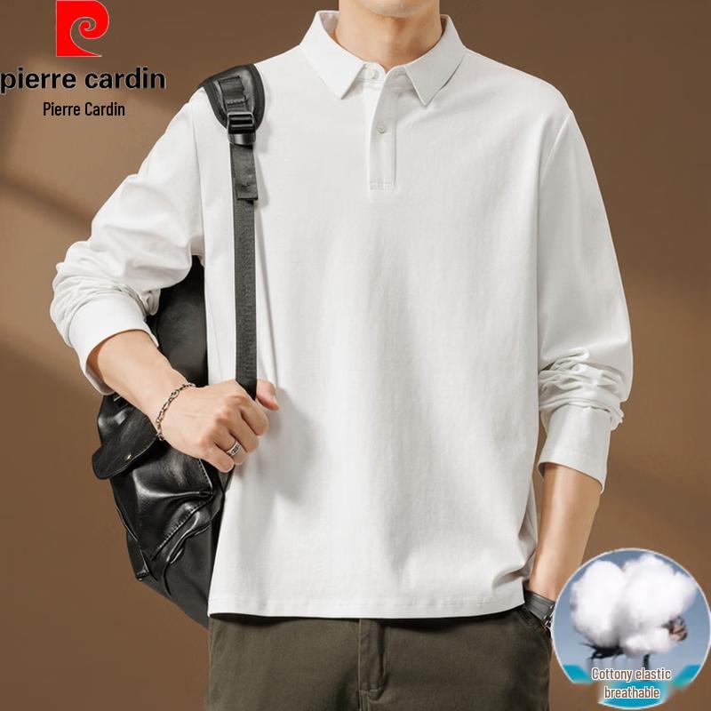 Pierre Cardin Men s Long-Sleeve Polo Shirt XL