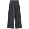 Women's Silk & Wool Blend High-Waisted Straight-Leg Pants