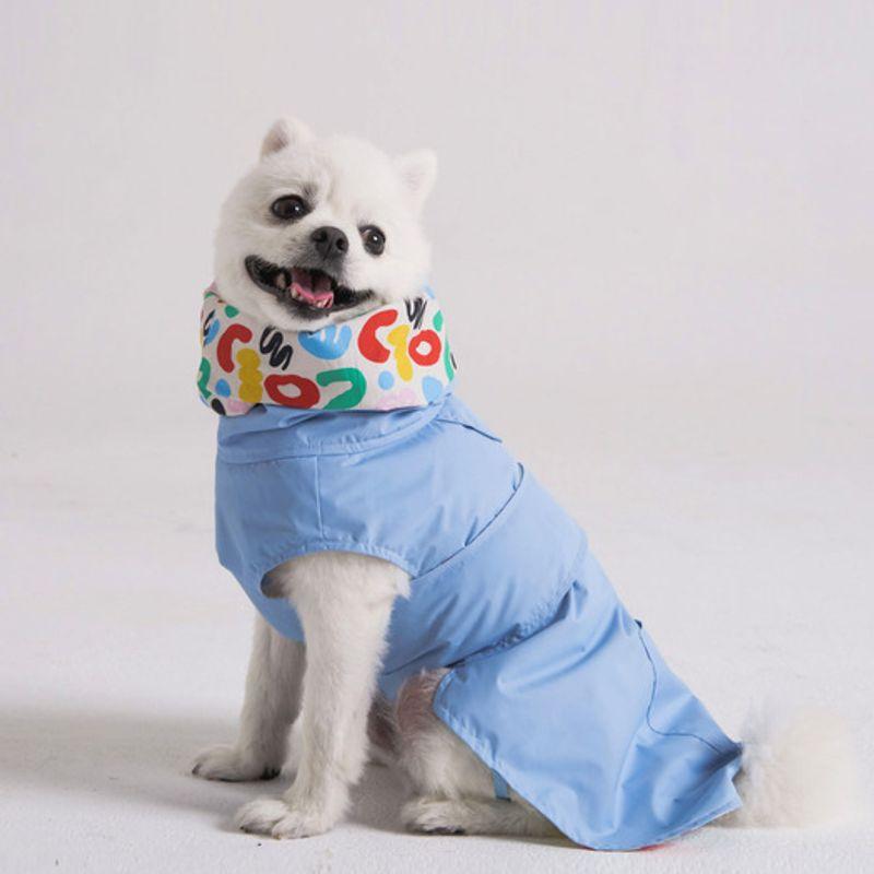 ANGEL DOG Premium Trench Puppy Raincoat Sky Blue