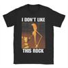 Men Women TShirt I Dont Like This Rock Casual Pure Cotton Tee Shirt Short Sleeve Marcus The Worm T Shirt Crew Neck Tops Adult