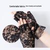 Lace Half-Finger Gloves for Women - Cycling, Sun Protection, Touch Screen, Bridal & Driving