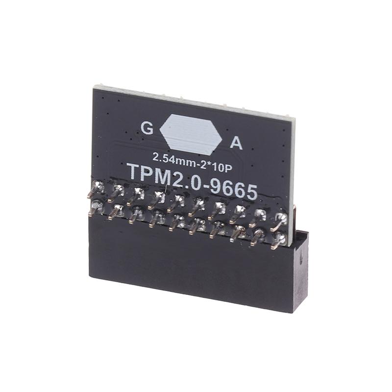 TPM 2.0 Security Module, LPC 20-Pin Encrypted Board Card for ASUS Gigabyte Motherboard, Compatible with Windows 11
