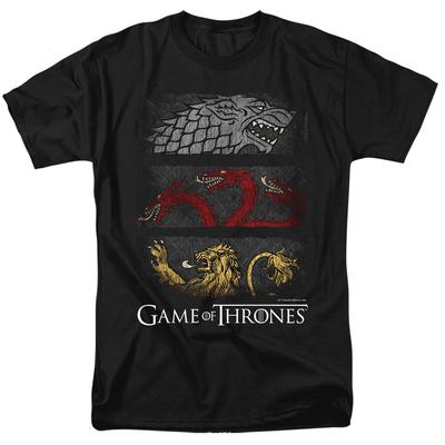 Game Of Thrones "Sigil Banners" T-Shirt - To 5X Unisex T-Shirt