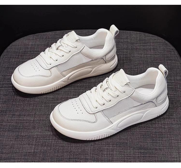 

Модные женские белые кроссовки Весенне-летняя мода Дышащие Нескользящие Повседневные туфли Легкие Удобные На шнуровке Уличные Балетки 40