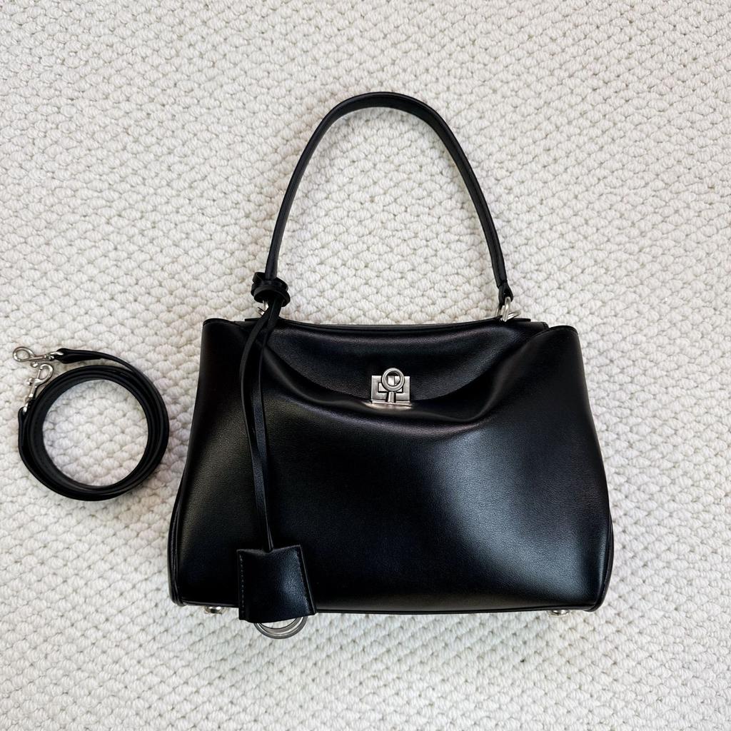 2025 New Style Real Leather Rodeo Bag Large Capacity Buckle Casual Messenger Single Shoulder Womens Bag