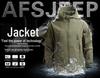 Men's Tactical Leopard Softshell Windbreaker: Waterproof and Windproof Outdoor Training Suit