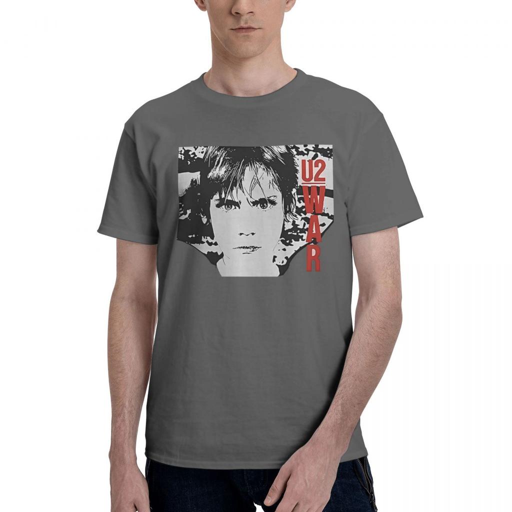 U2 Band War Man Graphic 100 Cotton Casual Breathable Confortable Anime Mens TShirts Men TShirt