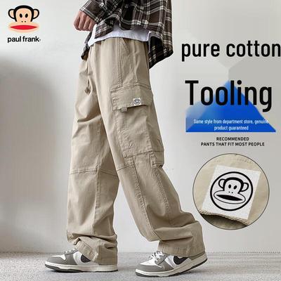 Men's American Style Loose Straight Cargo Pants