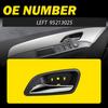Black+Chrome 1PCS Inner LH Door Handle Fit 2011-2015 Chevrolet Cruze Driver Side