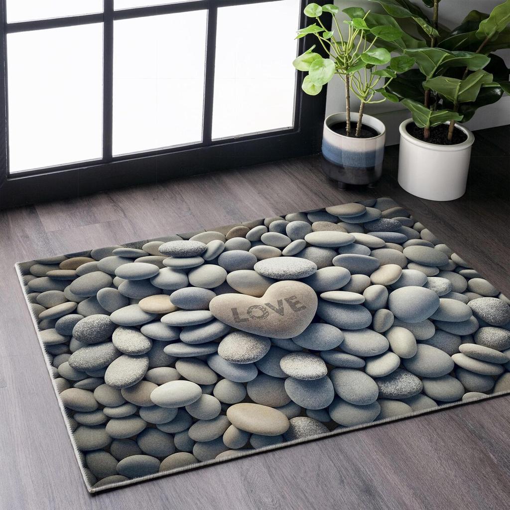 Red Love Series Carpet Living Room Romantic Valentine's Day Bedroom Holiday Decoration Entrance Door Mat Decoration Rug
