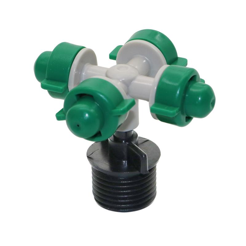 

Atomization Nozzle Water Sprayer Humidifier Nozzle G1 / 2 Connector Connection Garden Sprinkler Irrigation Accessories 2pcs