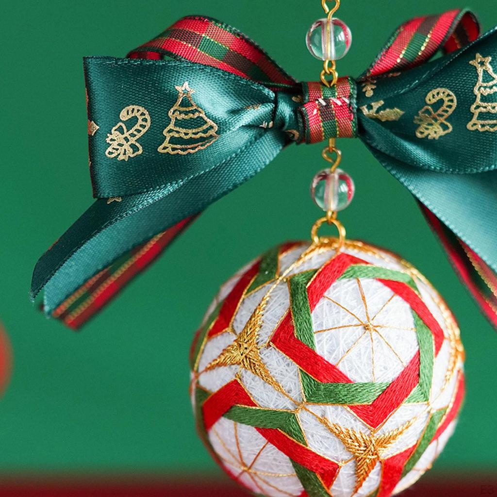 Balls Floral Threads Tools Supplies Needlework Keychain Car Hanging Crafts Embroidery Kit Hand