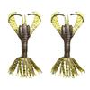 2Pcs 8CM/5G Umbrella Skirt Spider Soft Lure Colorful PVC Bionic Artificial Spider Bait Saltwater Freshwater Bass Snakehead Fishing Accessories