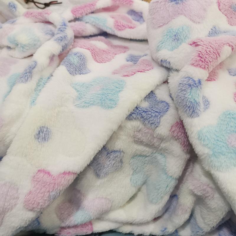 Милое цветочное одеяло 80*100 см в корейском стиле — фото 5