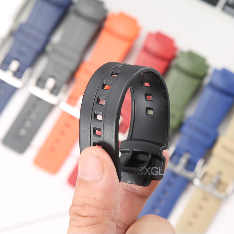 Herren Resin Uhrenarmband Kompatibel für Casio G-100 g101 200 GW-2310 2110 g2300 Damen Gummi Armband Uhrenzubehör