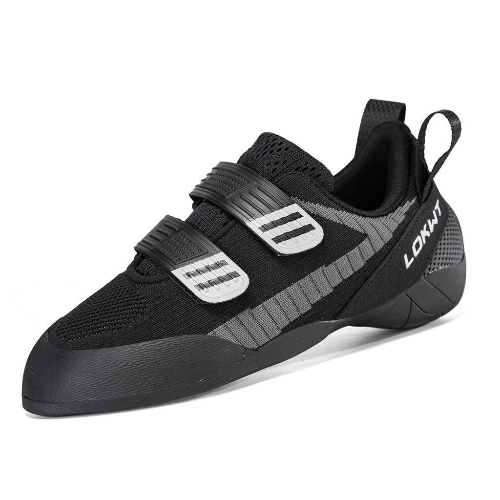 Unisex Professional Climbing Shoes with Secure Fit Structure and High Traction Rubber Sole for Indoor Outdoor Rock Training Practice