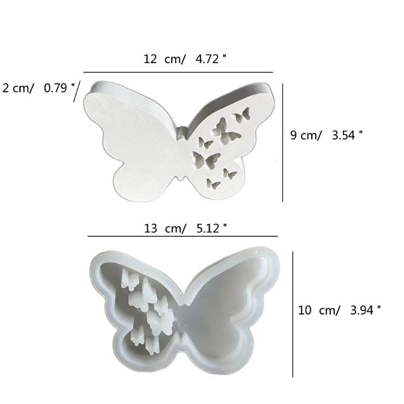 Butterfly Resin Molds for DIY Craft Gypsum Ornament Holiday Gift
