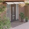 VidaXL Door Awning, Solar Canopy with Support, Rain Protection Shelter, Entrance Awning for Door Patio, Black and 153578