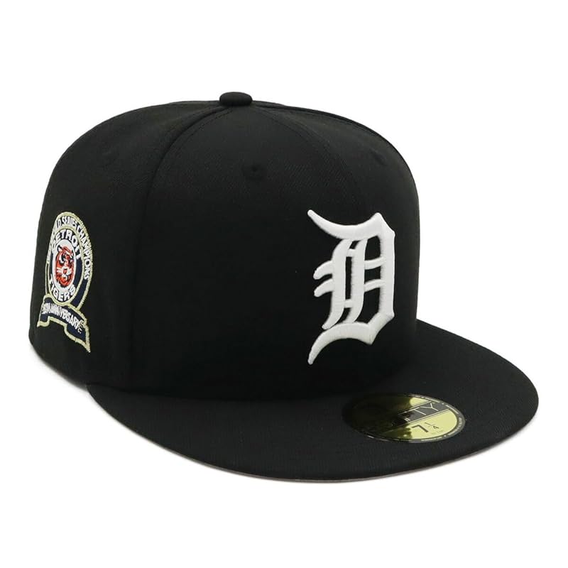

[New Era] cap 59FIFTY side patch ONSPOTZ special order DET black 7 5/8 59Fifty Side Patch Mlb Detroit Tigers
