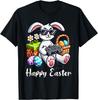 Happy Easter Day Bunny Egg Video Game Kids Mens Boys Gamer T-Shirt