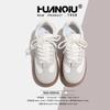 Global Platform German Training Shoes Women's 2025 Spring Breathable Shoes Versatile Casual Niche Board Shoes KMXFX8019