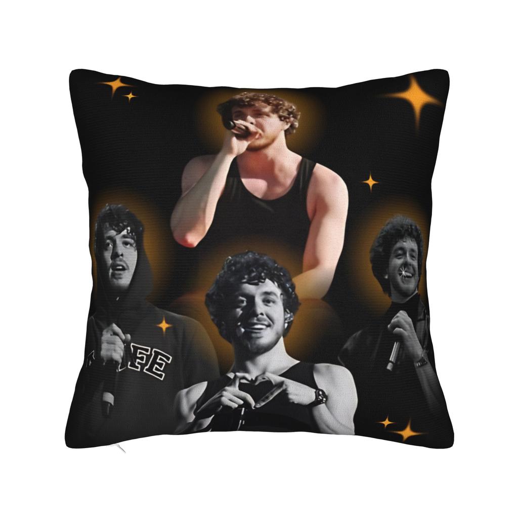 Pillow Case Singer Jack Harlow Soft Pillow Cover For Sofa Car Home Decor Kawaii Pillowcases