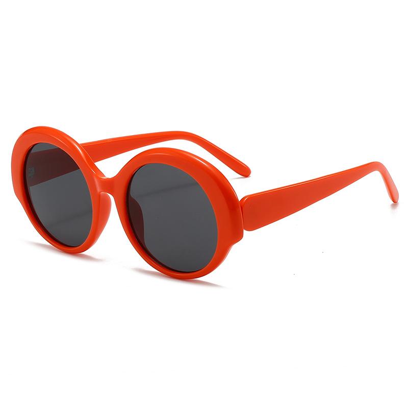 Retro Runde Sonnenbrille für Damen Herren Vintage Mode PC Rahmen Runde Sonnenbrillen Unisex Brillen