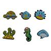 Silicones Tennis Rackets Dampener with Cartoon Ocean Designs for Vibration Dampening and Lovely Decoration